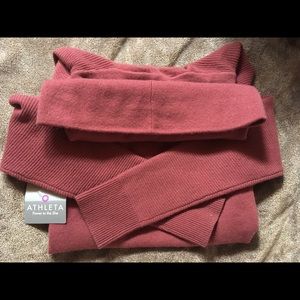 NEW Athleta 100% Cashmere Sweater - Meadow Mauve
